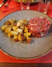 Tartare de charolais coupé au couteau